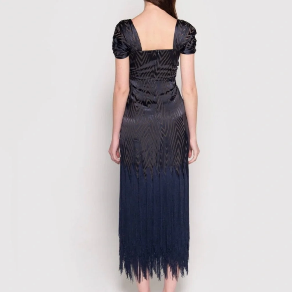 AZULU SUNNY ISLES DRESS DARK BLUE TIGER - Picture 3 of 7